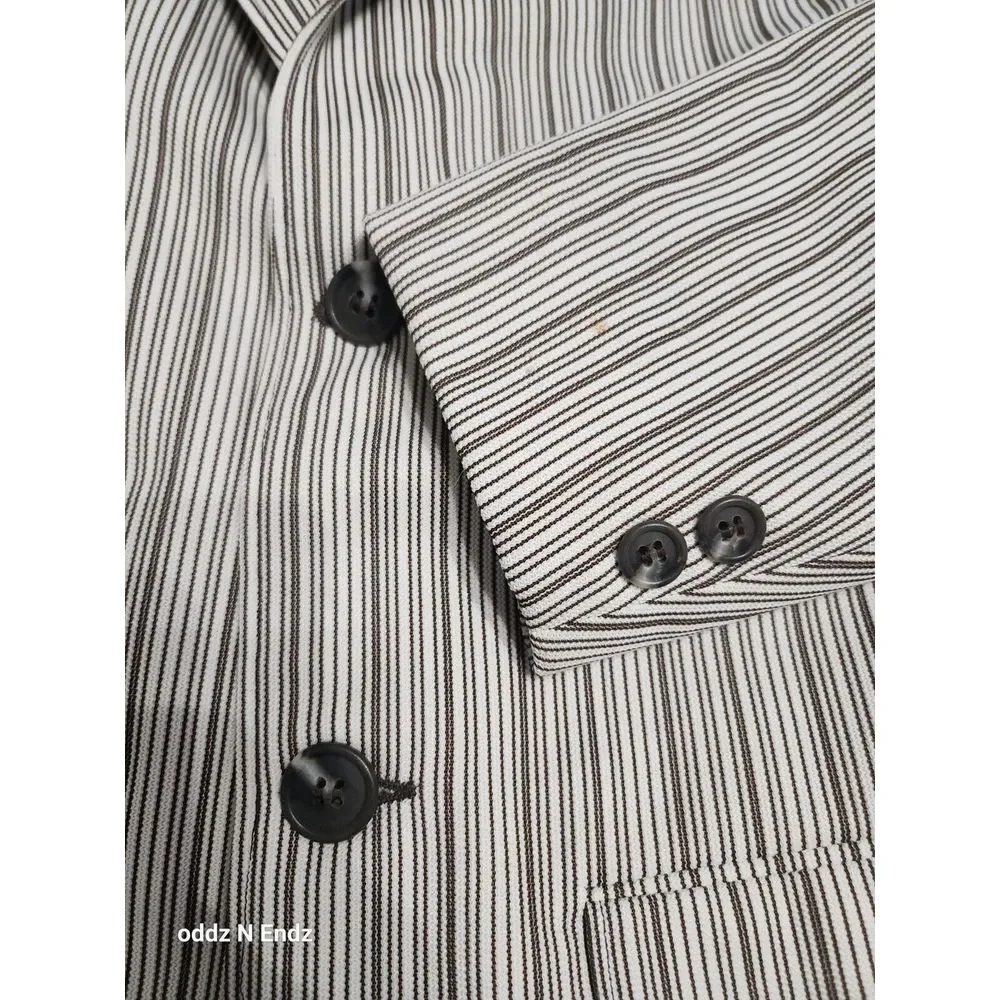 Niver Western Wear Mens Striped Blazer Jacket 38‎